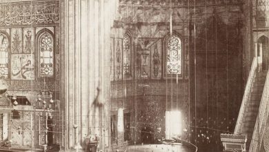 Sultan Ahmet Camii İçi Basile Kargopoulo Fotoğrafı 1875