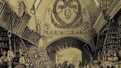 The Egyptian Spice Bazaar, Ottoman Istanbul, 1850's.
Mısır Çarşısı, Osmanlı döne...