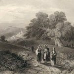 The Village of Al-Eizariya (Bethany), Palestine, 1857 
Azeriye Köyü, Filistin, 1...