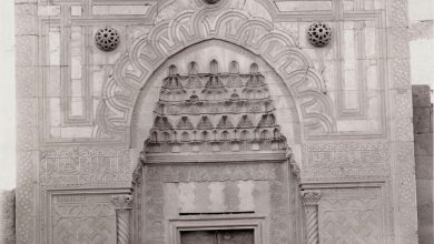 The entrance gate to the Karatay Madrasa, Ottoman-era Konya, early 1900's. 
Kara...