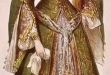 Turkish well-to-do lady from Istanbul. Late-Ottoman, 1800-1850