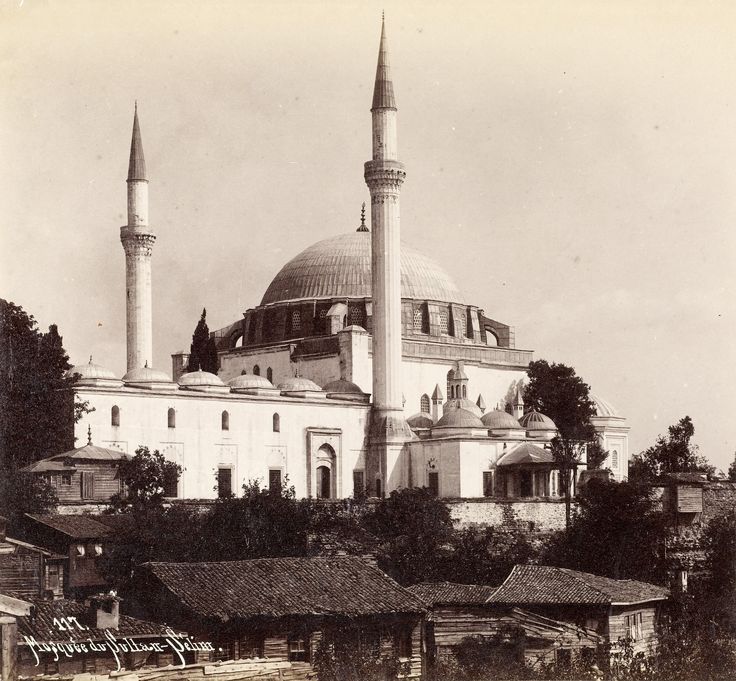 Yavuz Selim Camii / Sébah ve Joaillier Fotoğrafı | Eski İstanbul Fotoğrafla...