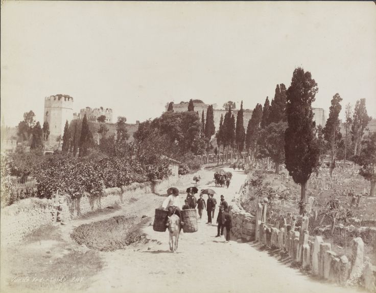 Yedikule Yolu / Guillaume Berggren Fotoğrafı / 1870