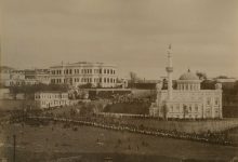 Yıldız Sarayı ve Hamidiye Camii, 1890  Guillaume Berggren fotoğrafı