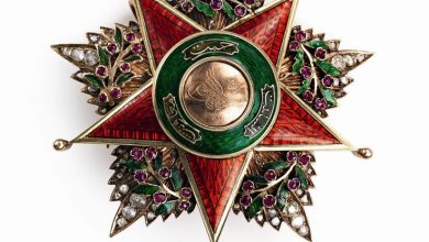 Order of Charity (Nişan-ı Şefkat) (Ottoman Empire) – First Class Star (diam...