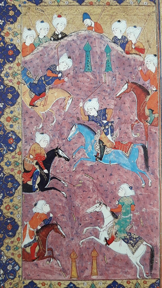 "Çevgan" oyununa bir diğer örnek. Burada, takımların karşılıklı kaleleri de miny