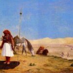 Çölde namaz kılan Arnavut Osmanlı bey, 1800'ler.Arnavut arkadaşlarınızı etiketle...
