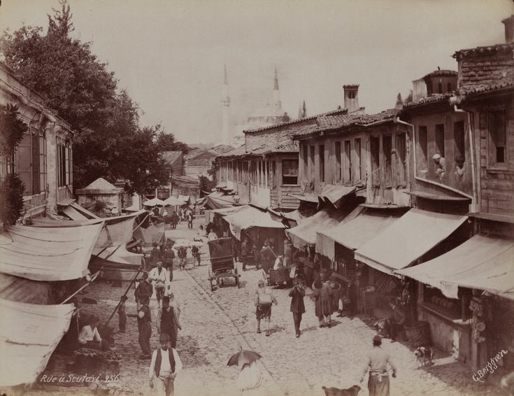 Üsküdar / Guillaume Berggren Fotoğrafı | Eski İstanbul Fotoğrafları Arşi...