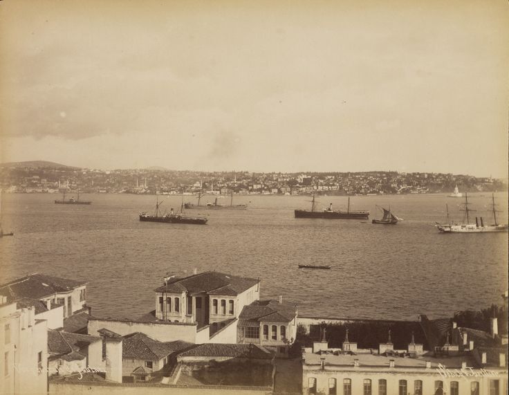 Üsküdar ve Salacak Görünümü / Sébah & Joaillier Fotoğrafı / 1883 | Eski...
