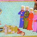 İlk defa ölü bir Kral gören Yeniçerinin heyecanlanması ve yüreğinin pır pır atma