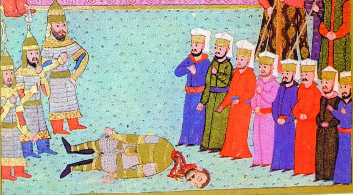 İlk defa ölü bir Kral gören Yeniçerinin heyecanlanması ve yüreğinin pır pır atma