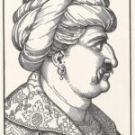 İlk olarak 1530'larda Sultan Süleyman [Kanuni] olarak Erhard Schoen tarafından t