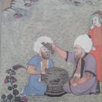 İstanbulun ilk Kadısı Hızır Bey oğlu Sinan Paşa ile yemek yedikleri bu sahnede o