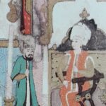 Şehzade [III.] Mehmed [Sağda] ve karşısında  kendisini sünnet eden aynı zamanda