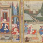 Şehzade'nin işret meclisi konulu minyatür, Osmanlı Albümü, 1620, CBL, T. 439.3